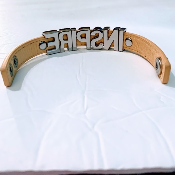 BCBGeneration INSPIRE Yellow Leather Bracelet - Picture 4 of 7